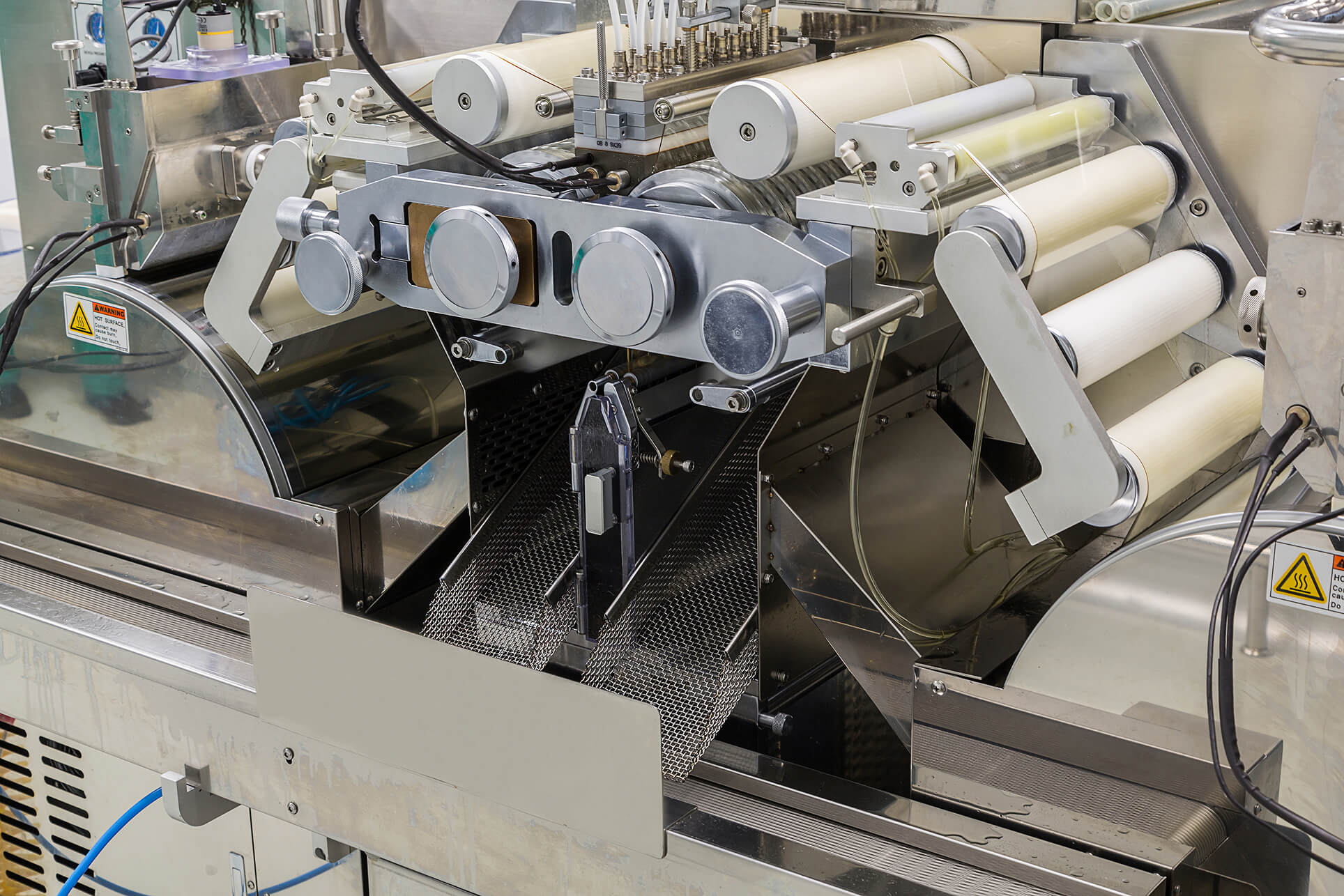 Paper machine in a production plant